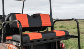 Orange Camo Golf Cart full