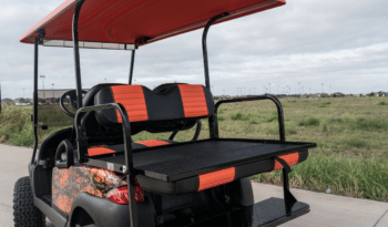 Orange Camo Golf Cart full