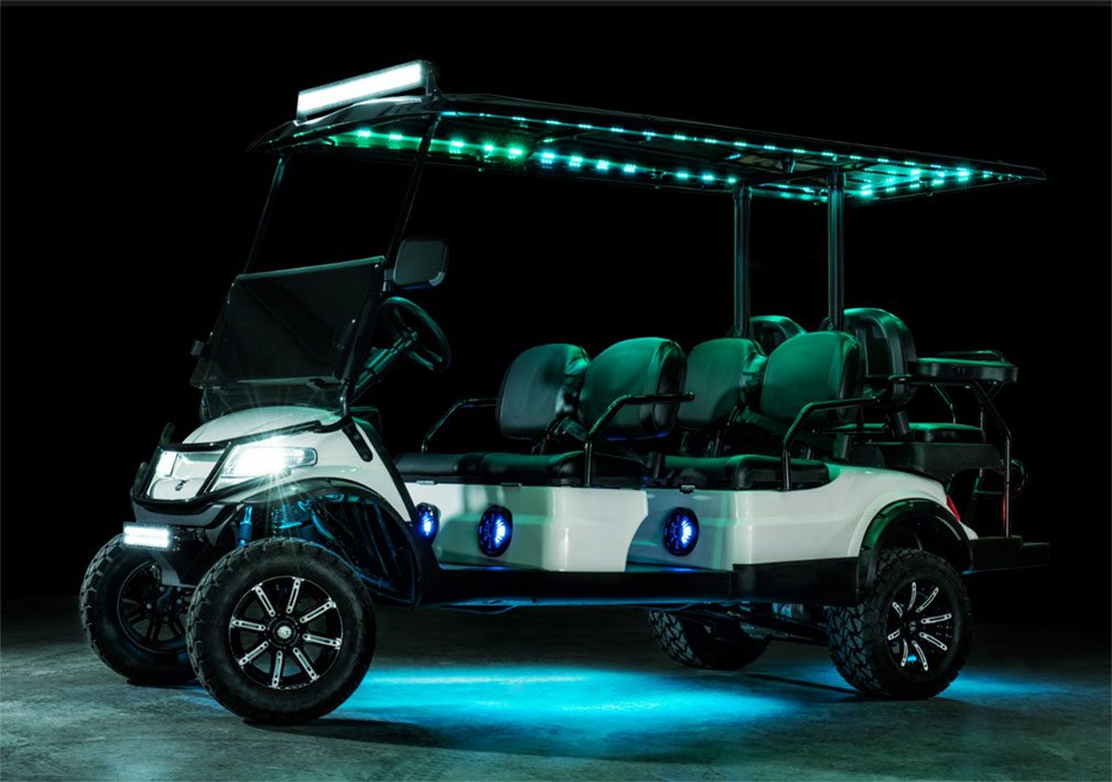 White Rover 6 Seater Stretch