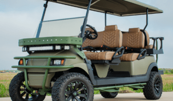 Green Brown Six Seater Golf Cart
