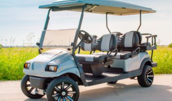 Silver Rhino Six Seater Golf Cart